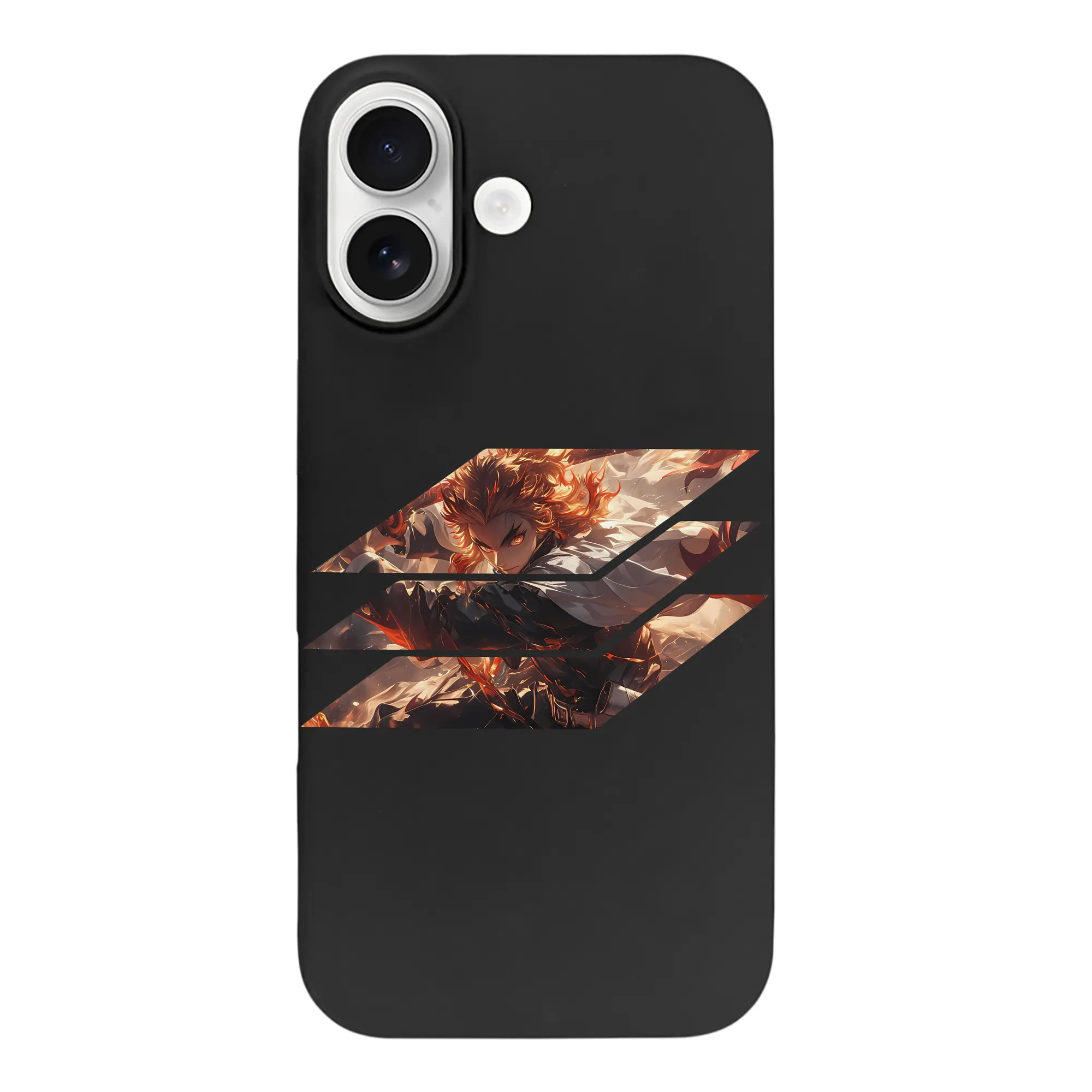 鬼滅の刃 グッズ,煉獄 杏寿郎 - iPhone 17 シリーズ シリコンケース 薄型 耐衝撃 指紋防止 ソフトタッチカバー 精密フィット 傷防止 保護ケース iPhone 17/17 Air/17 Pro/17 Pro Max 対応